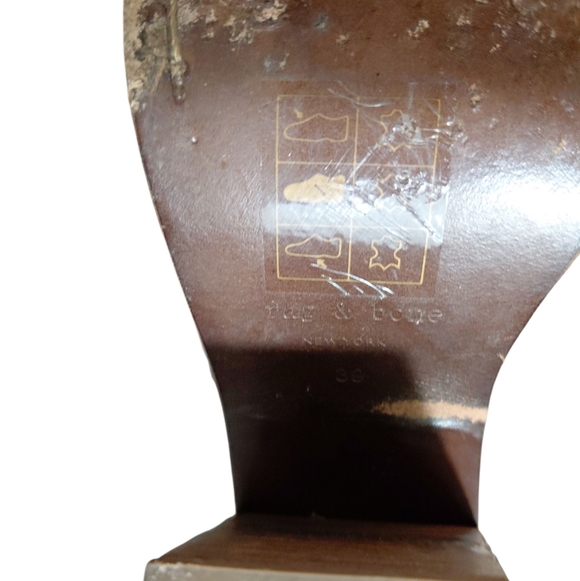 RAG & BONE Margot Ankle Boots Tan Suede Heeled Booties Size 9 EU 39 - Picture 10 of 12